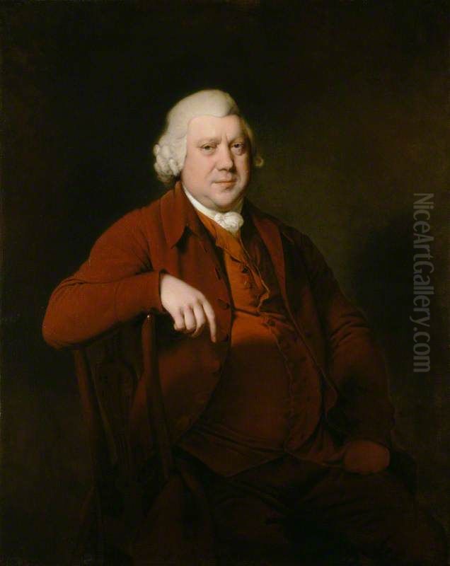 Sir Richard Arkwright Oil Painting by Joseph Wright of Derby