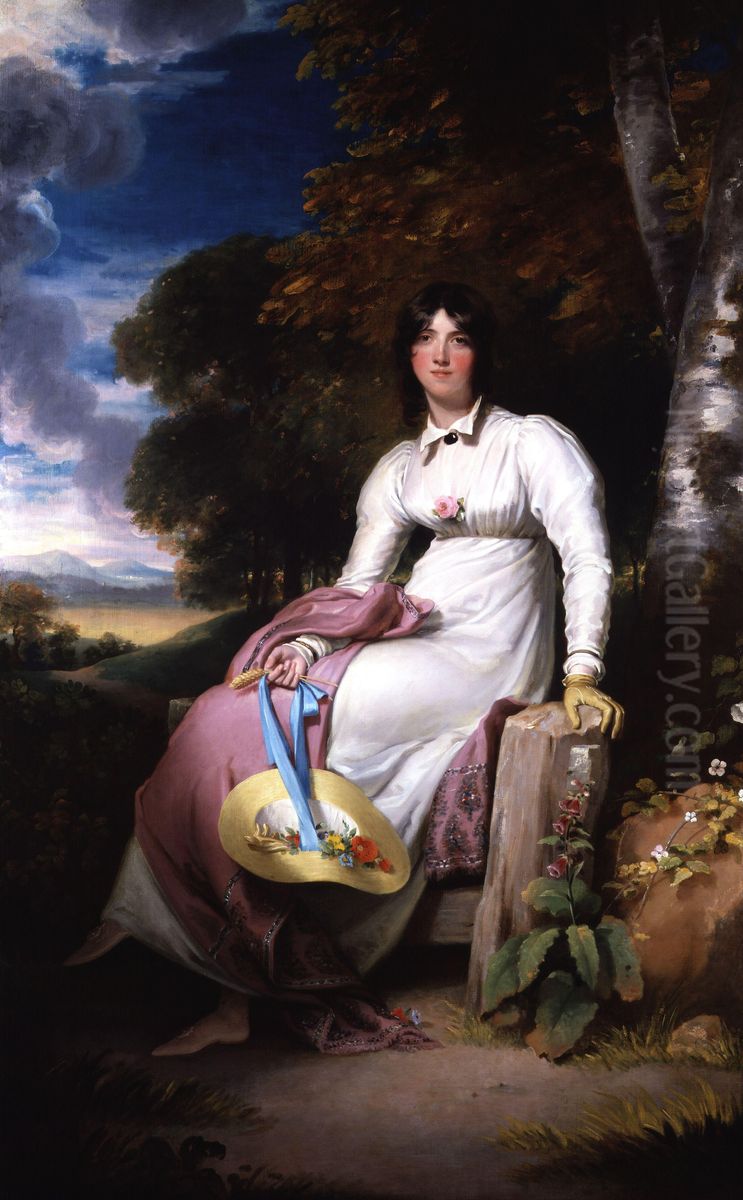 Sophia, Lady Burdett Oil Painting by Thomas Lawrence