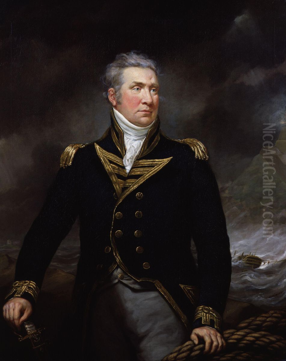 Edward Pellew, 1st Viscount Exmouth Oil Painting by James Northcote