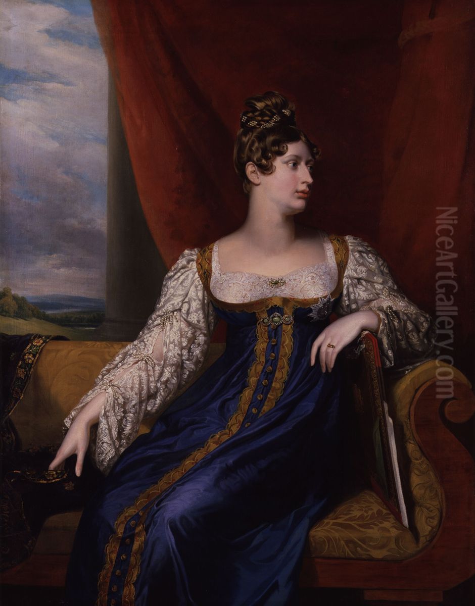Princess Charlotte Augusta of Wales Oil Painting by George Dawe
