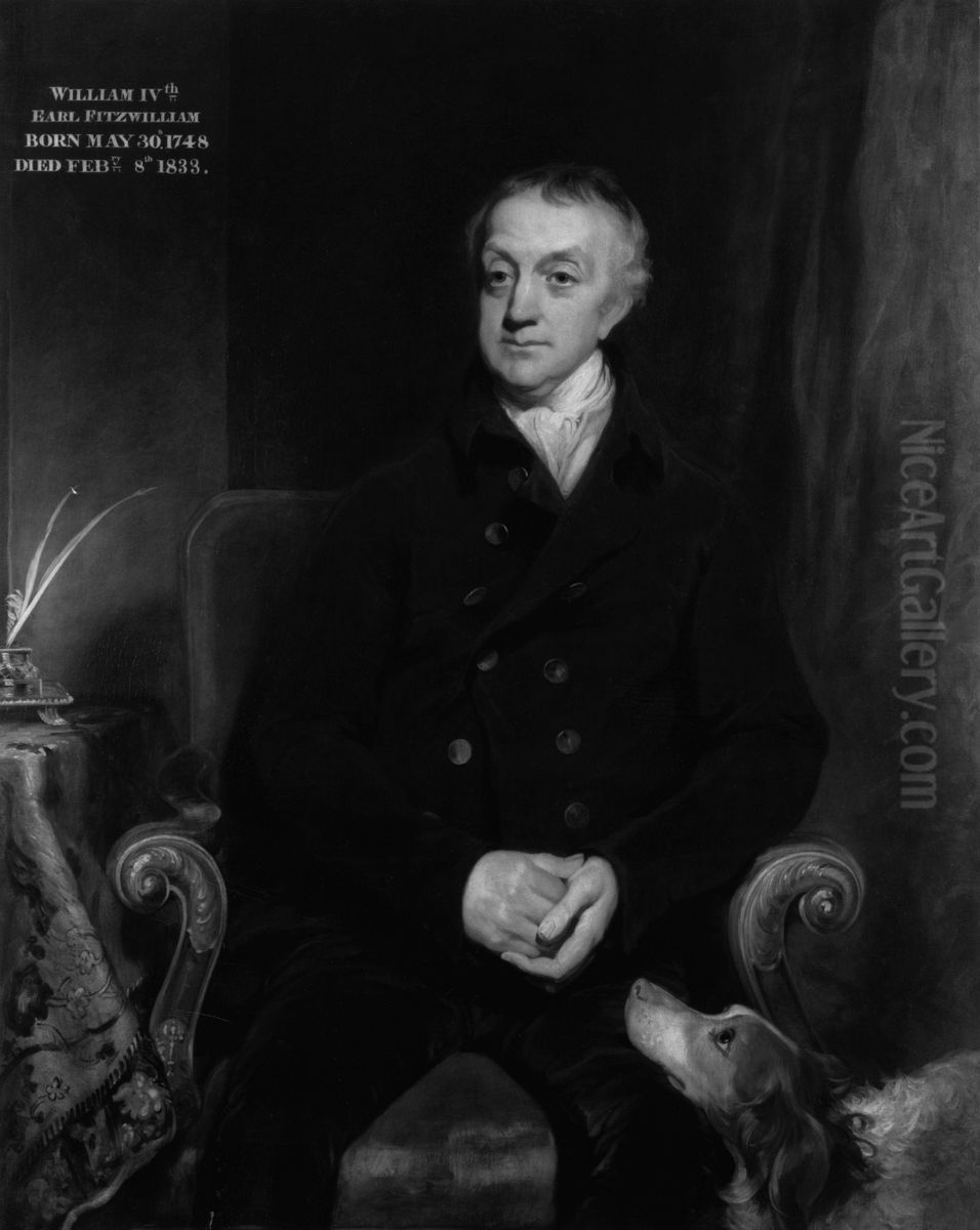William Fitzwilliam, 4th Earl Fitzwilliam(1748-1833) Oil Painting by William Owen