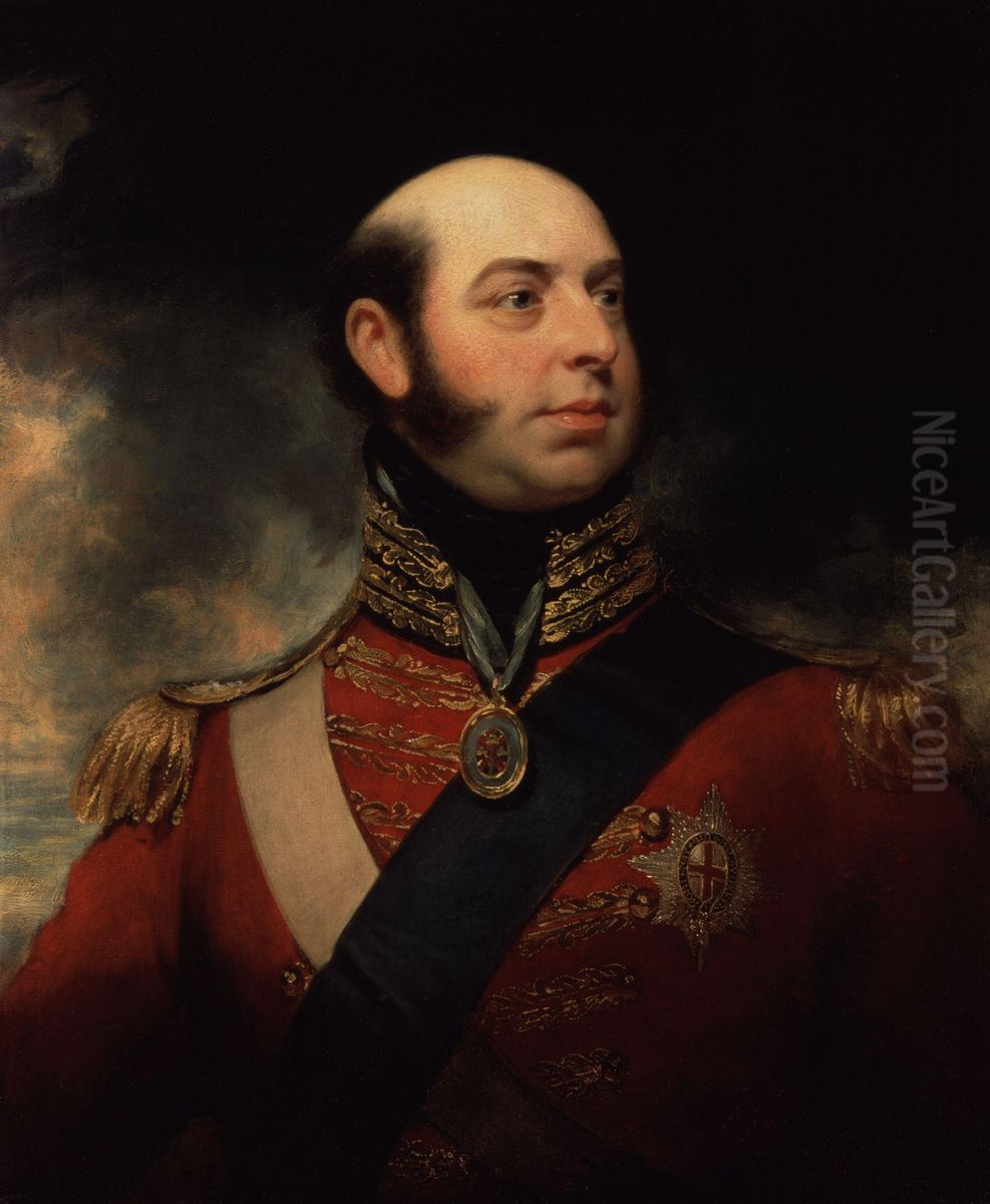 Edward, Duke of Kent and Strathearn Oil Painting by William Beechey