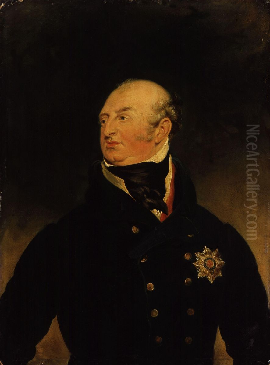Frederick, Duke of York and Albany (copy after an original by Thomas Lawrence exhibited in 1822) Oil Painting by Thomas Lawrence