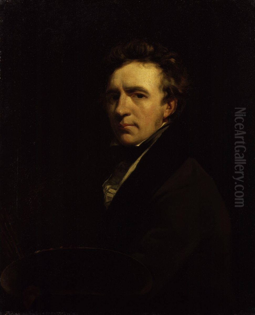 Self portrait by John Jackson (1778-1831) Oil Painting by John Jackson