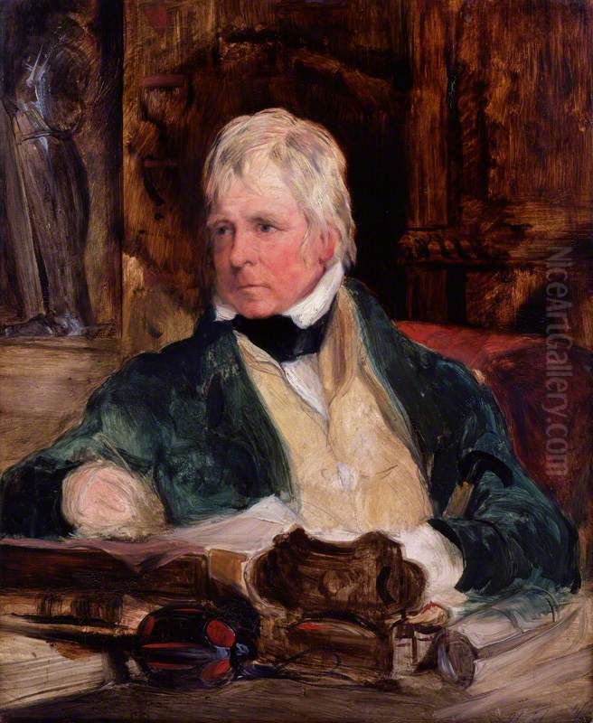 Sir Walter Scott, 1st Bt Oil Painting by Sir Edwin Henry Landseer