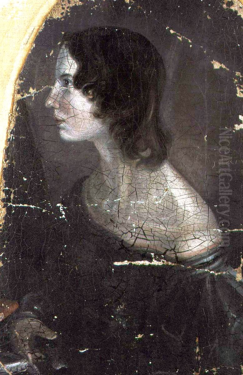Emily Bronte Oil Painting by Branwell Bronte