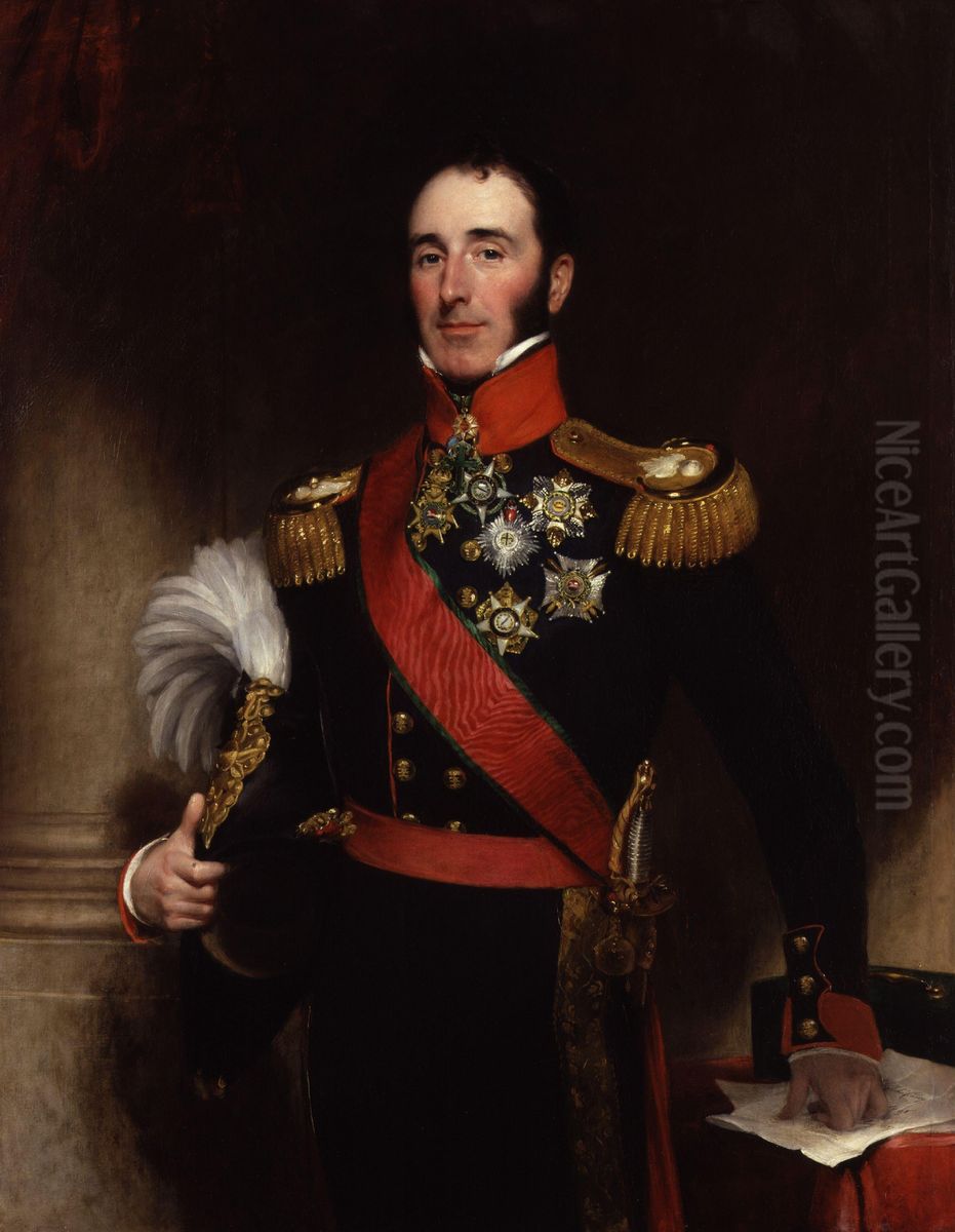 Sir John Conroy, 1st Bt, Oil Painting by Henry William Pickersgill