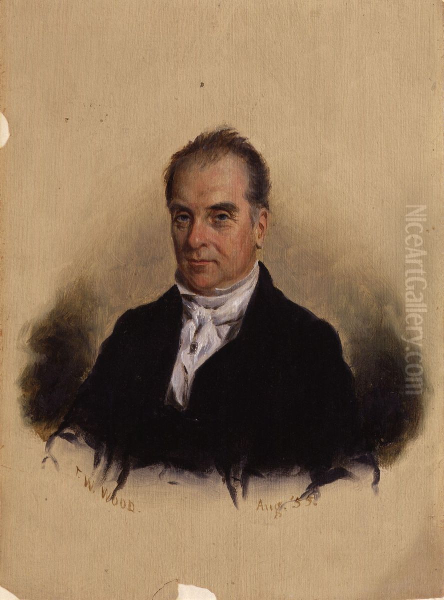 Robert Baldwin Oil Painting by Thomas Waterman Wood