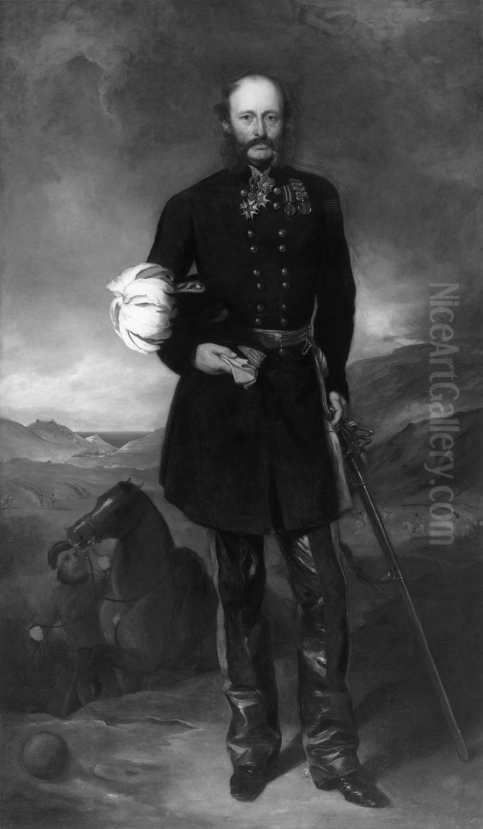 George Charles Bingham, 3rd Earl of Lucan Oil Painting by Francis Grant