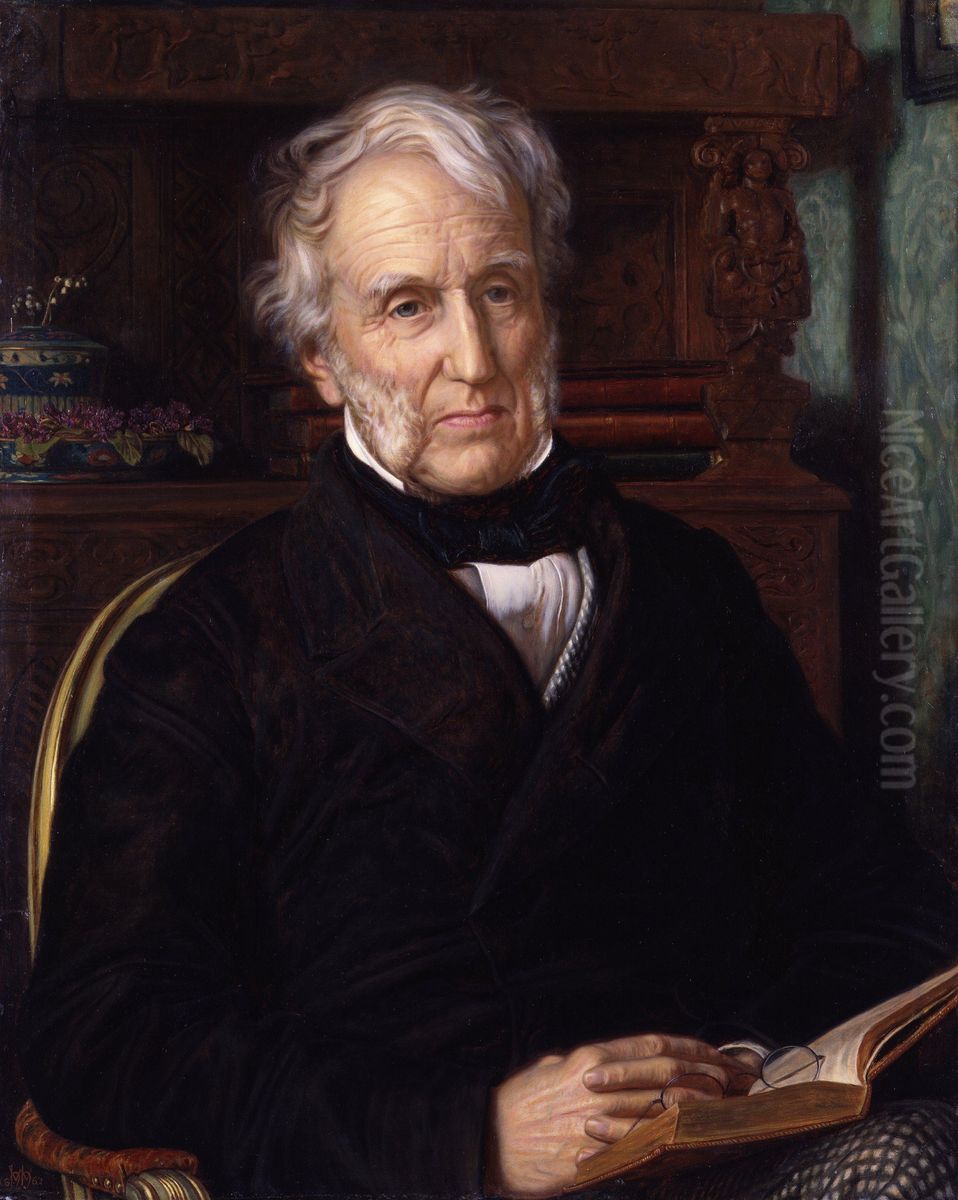 Stephen Lushington Oil Painting by William Holman Hunt