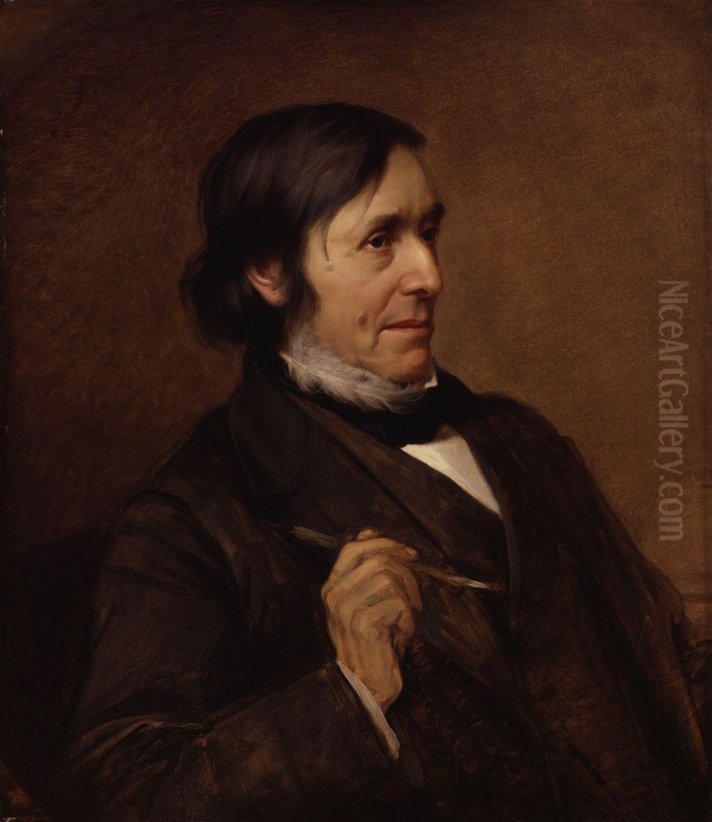 Sir William Boxall Oil Painting by Michel Angelo Pittatore