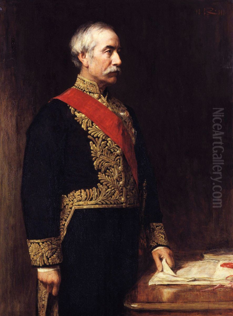 Sir (Henry) Bartle Frere, 1st Bt Oil Painting by George, Sir Reid