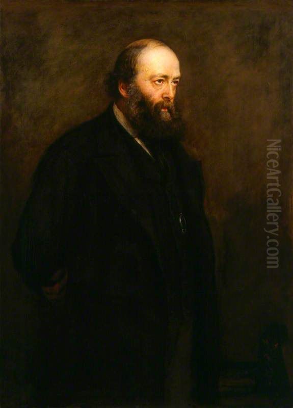 Robert Arthur Talbot Gascoyne-Cecil, 3rd Marquess of Salisbury Oil Painting by Sir John Everett Millais