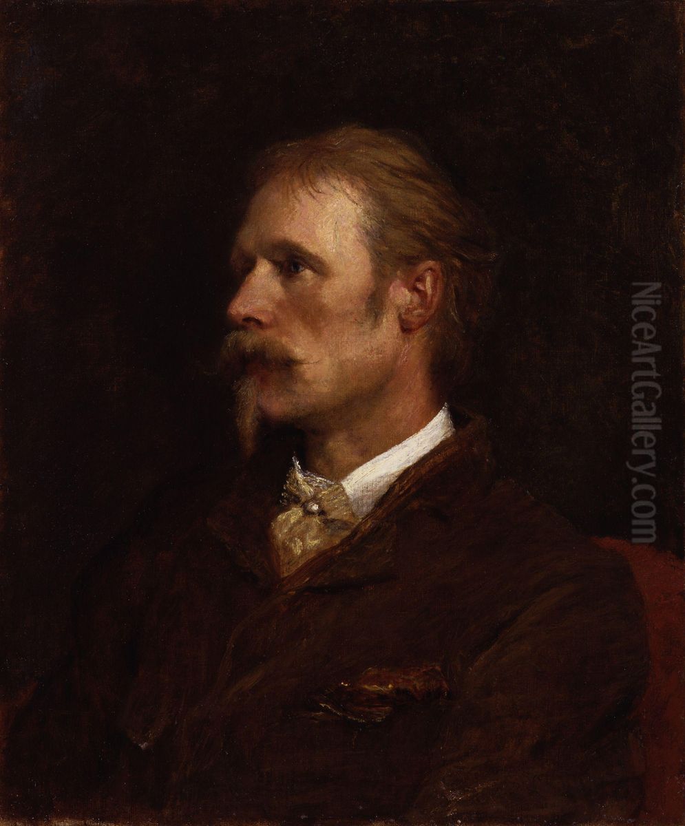 Walter Crane Oil Painting by George Frederic Watts
