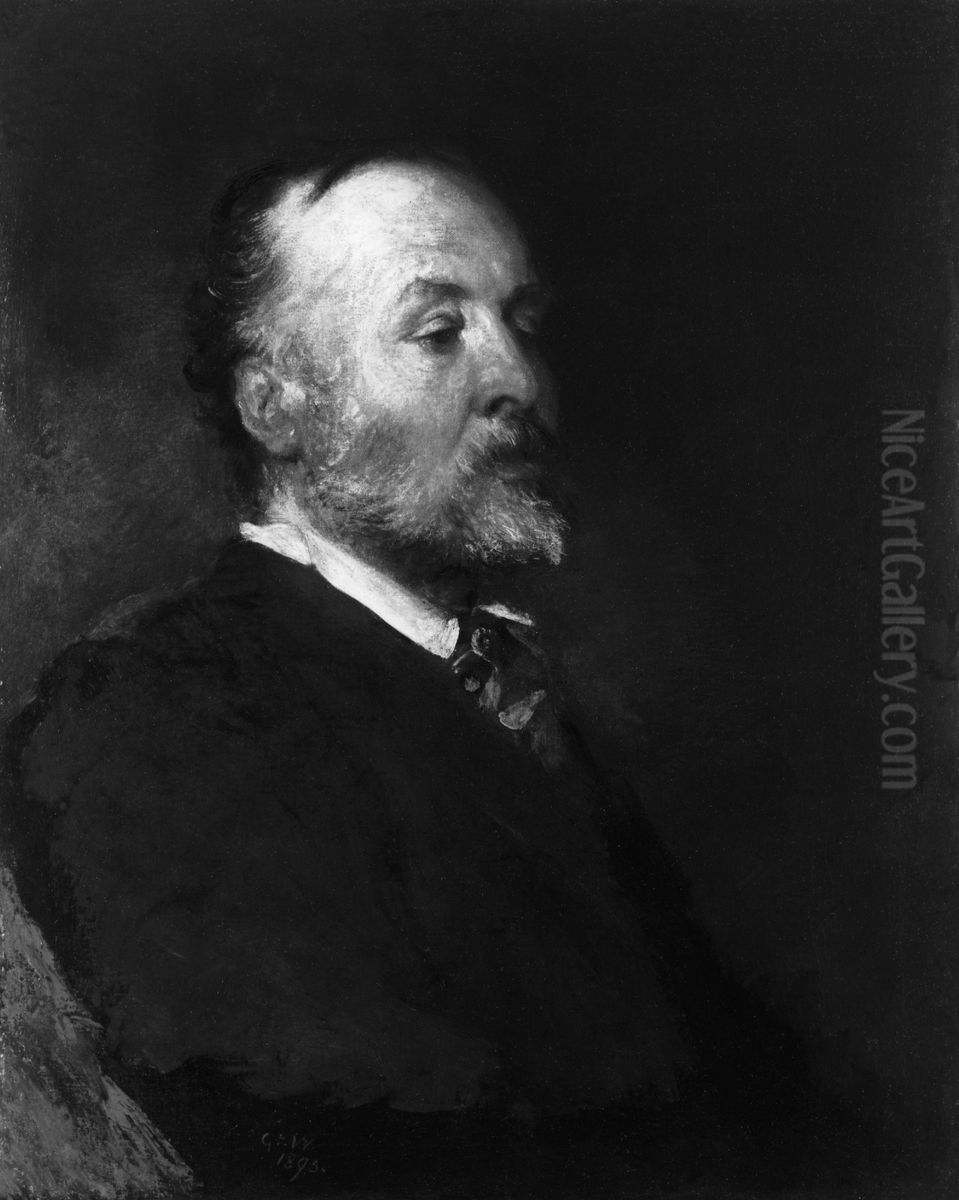 Sir Andrew Clark, 1st Bt Oil Painting by George Frederic Watts