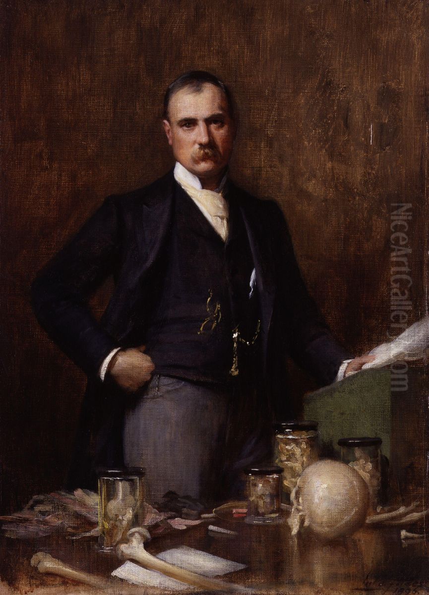 Sir Frederick Treves, Bt. Oil Painting by Luke Fildes