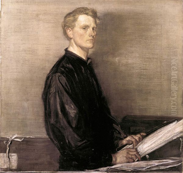 Charles Haslewood Shannon Oil Painting by Charles Haslewood Shannon