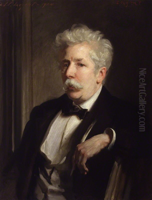 Sir Henry William Lucy Oil Painting by John Singer Sargent