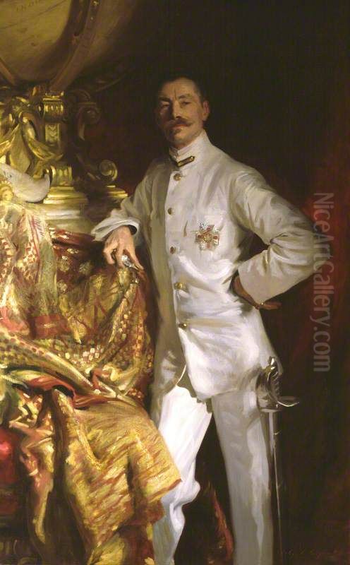 Sir Frank (Athelstane) Swettenham Oil Painting by John Singer Sargent