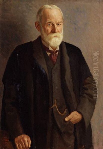 Sir George Howard Darwin Oil Painting by Mark Gertler