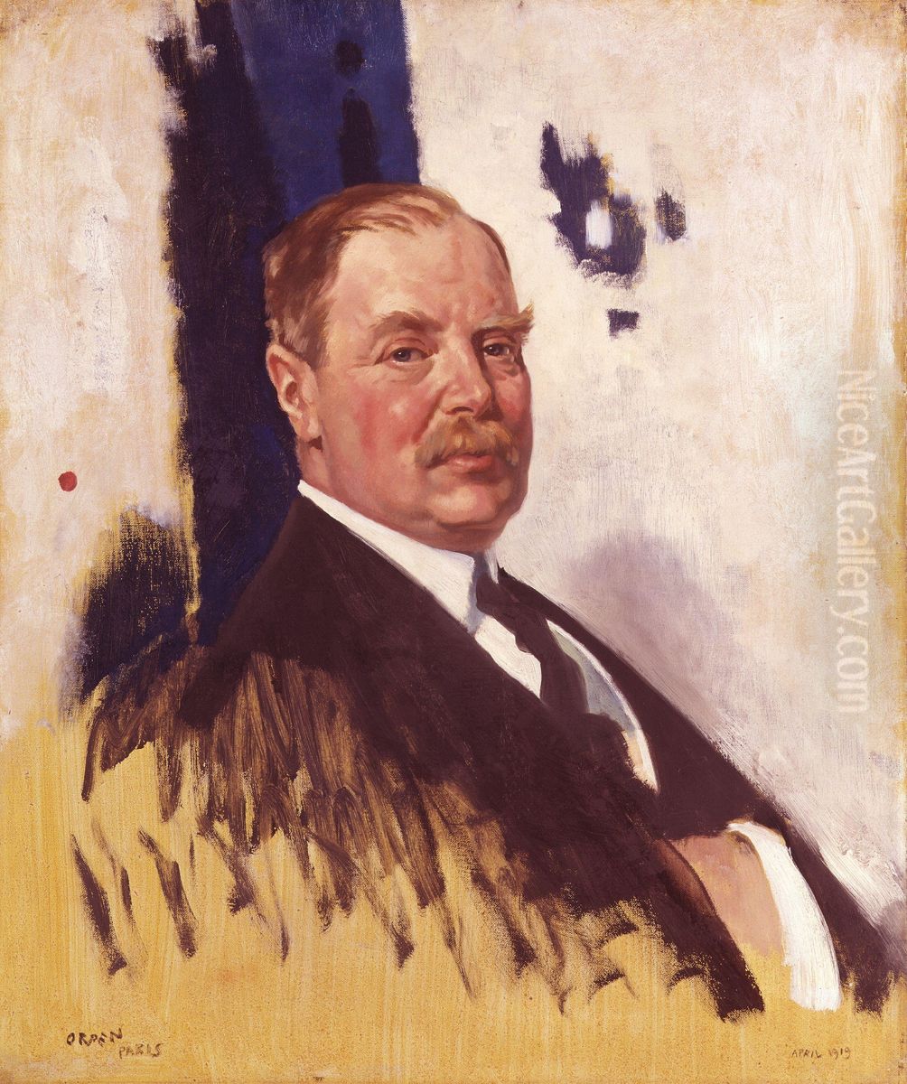 Edward George Villiers Stanley, 17th Earl of Derby Oil Painting by William Orpen