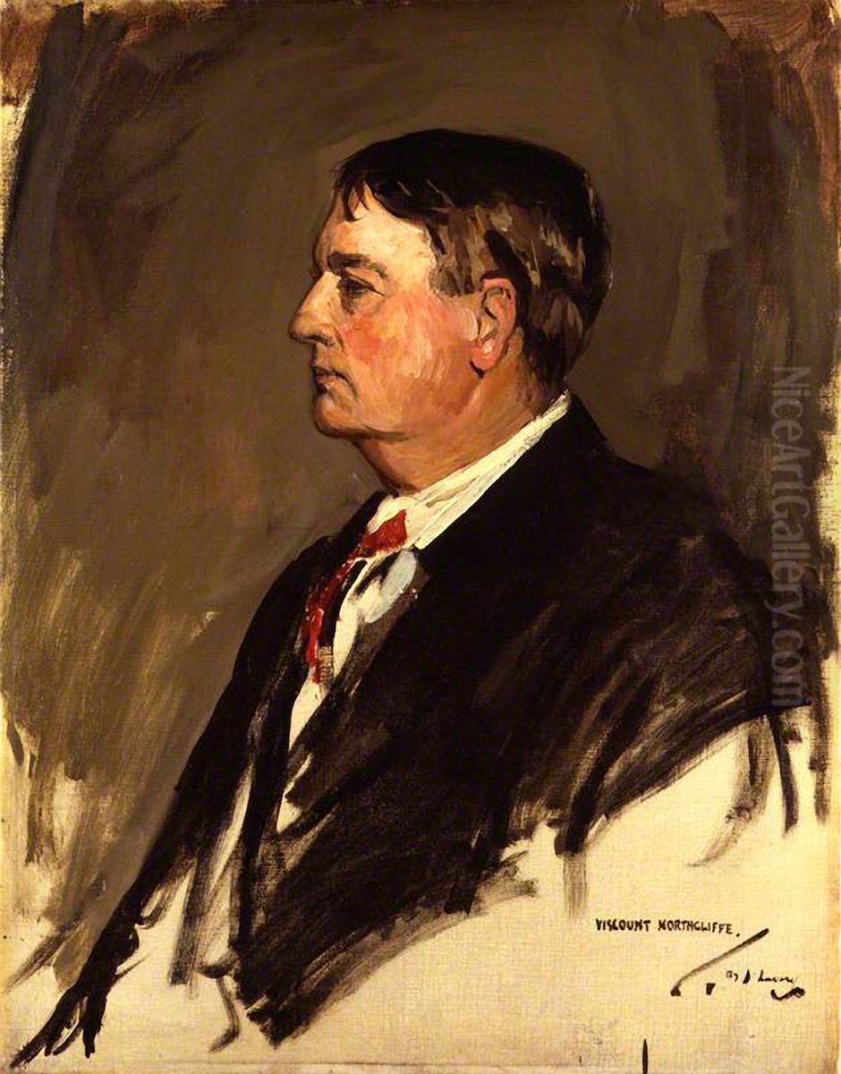 Alfred Harmsworth, 1st Viscount Northcliffe Oil Painting by John Lavery