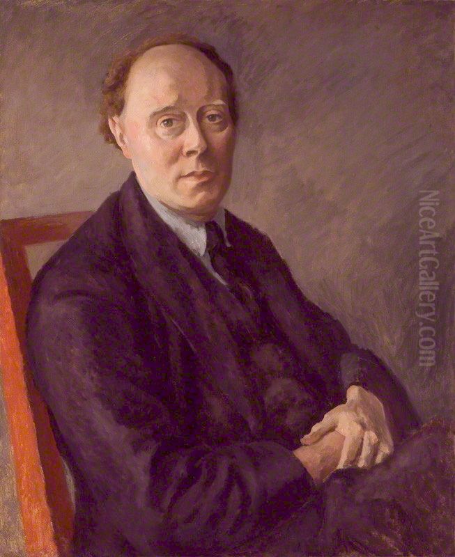 Clive Bell Oil Painting by Roger Fry