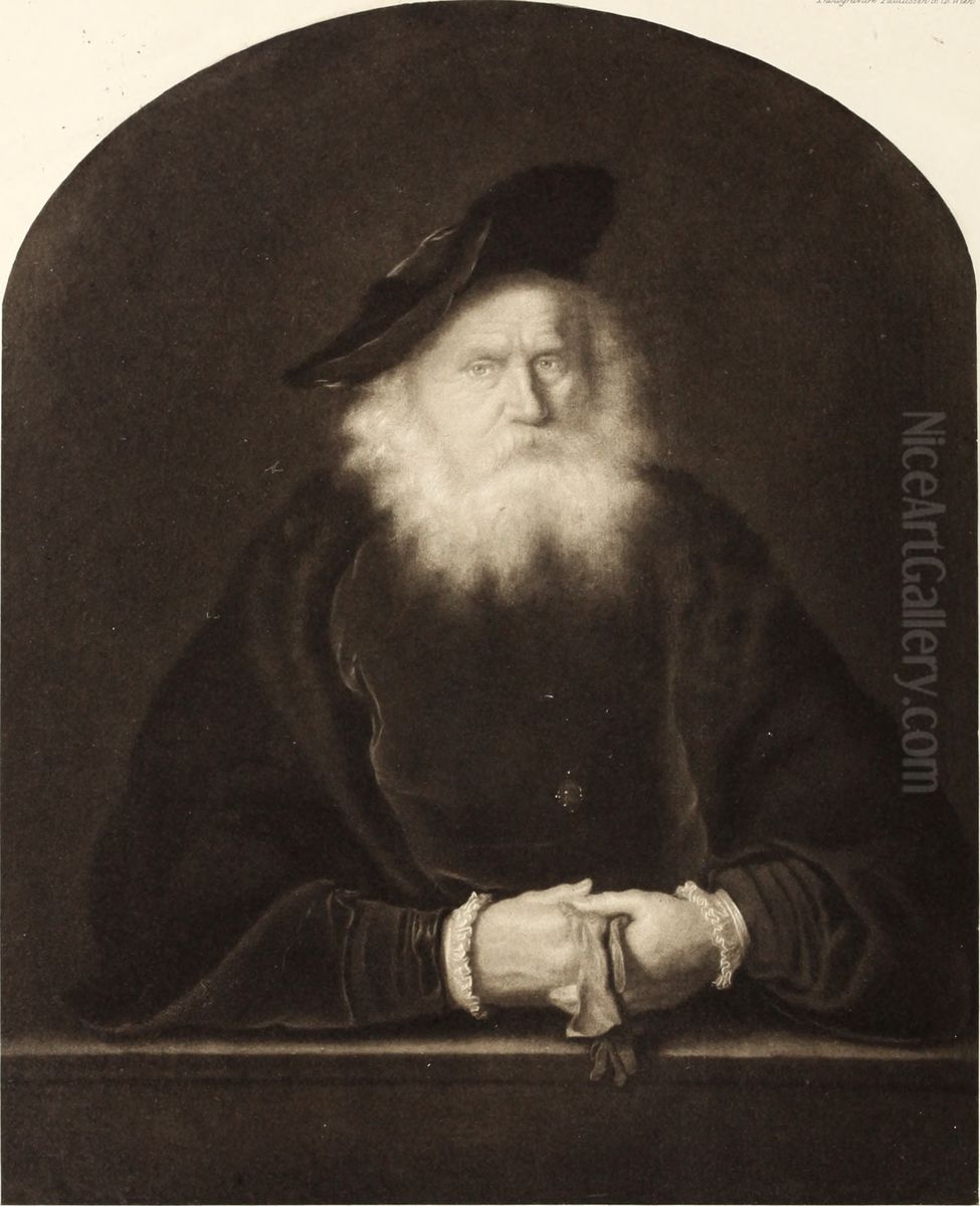 Oude man met baard Oil Painting by Salomon Koninck