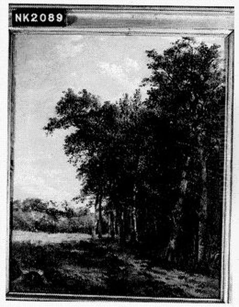 Bosrand Oil Painting by Alexandre Calame