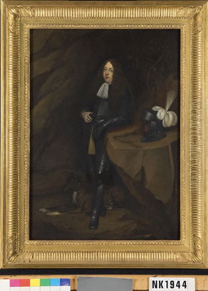 Portret van een man, mogelijk Cosimo III de'Medici Oil Painting by Gerard Ter Borch