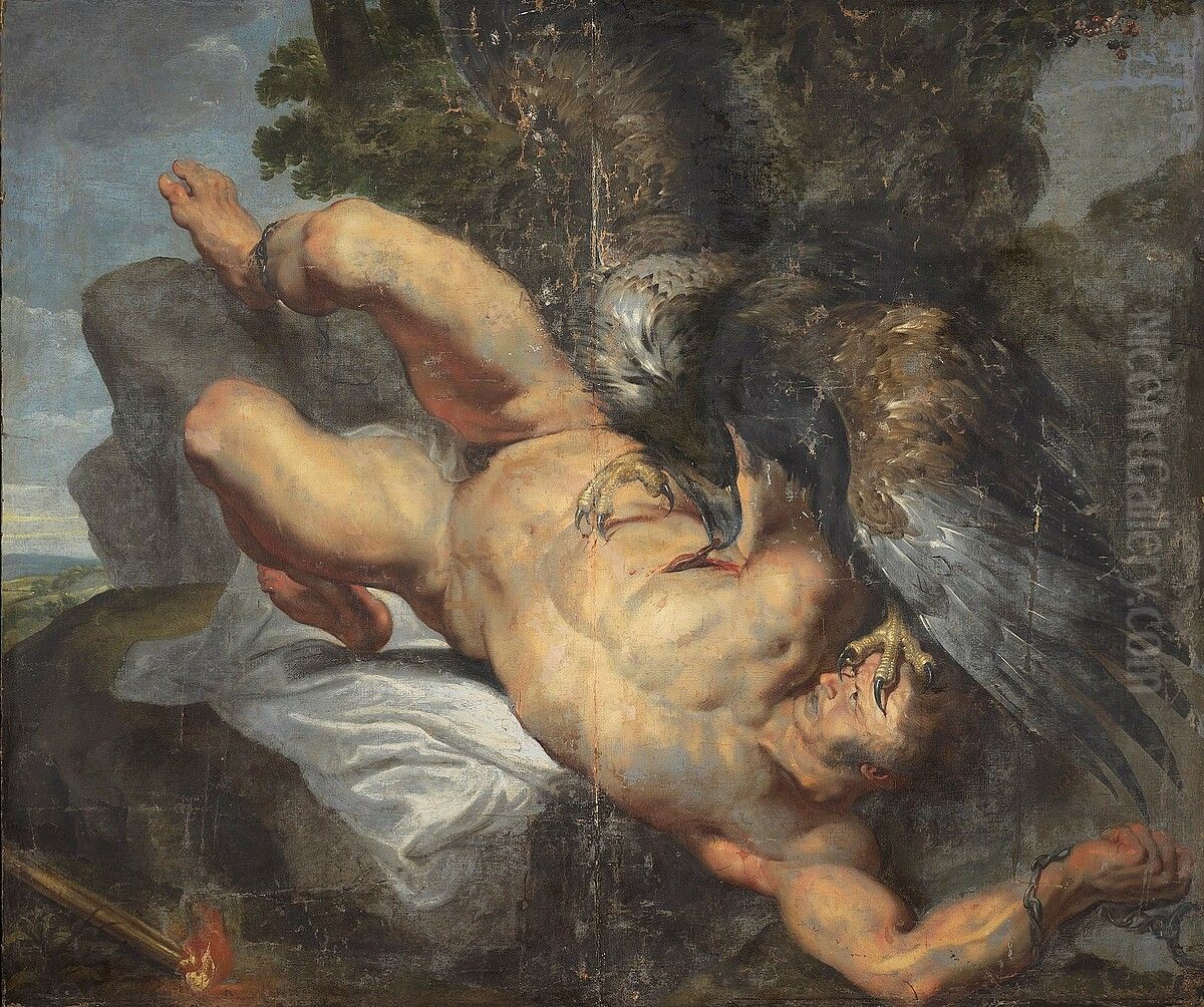 Der gefesselte Prometheus Oil Painting by (studio of) Rubens, Peter Paul