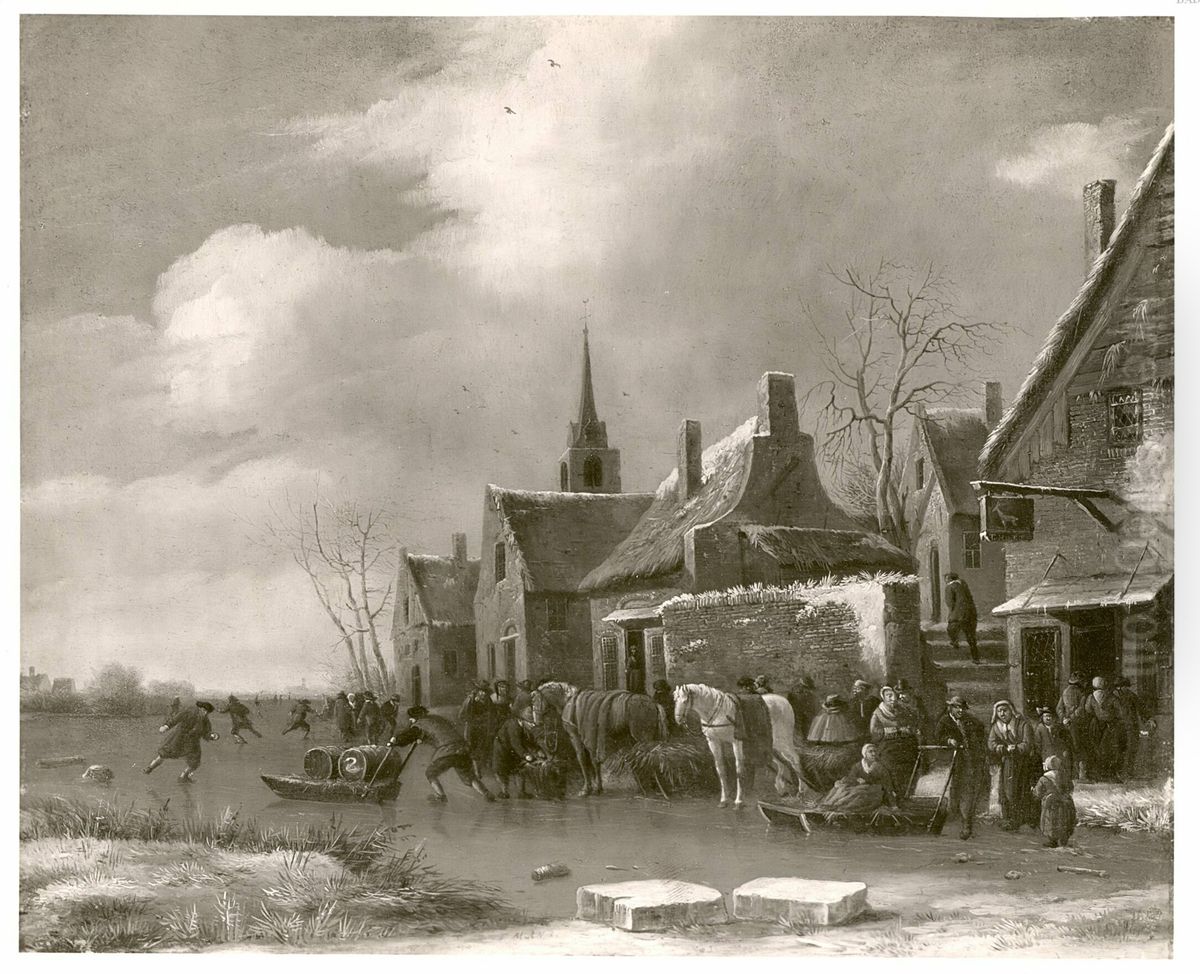 unleserlich Oil Painting by Thomas Heeremans