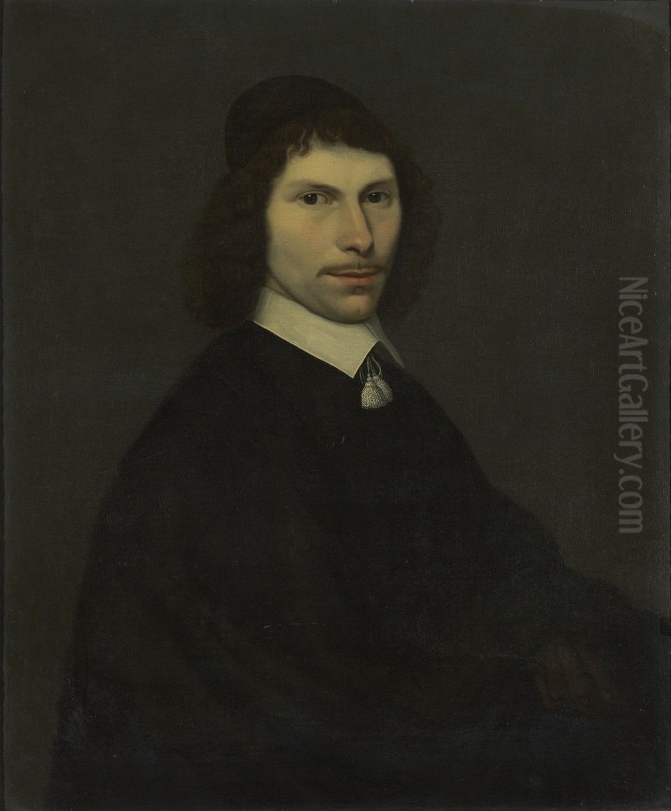 Portret van een man Oil Painting by Adriaen Cornelisz Beeldemaker
