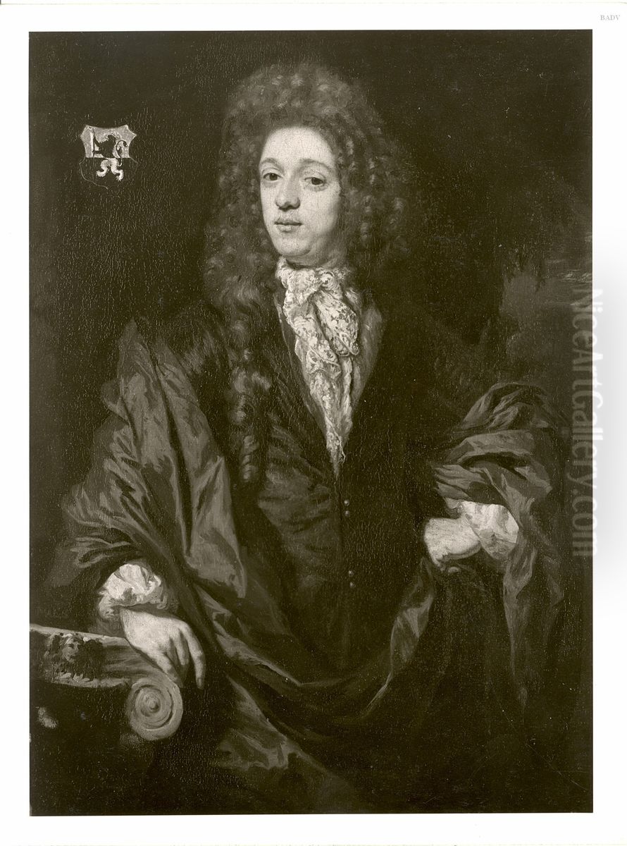 Portrait of Daniel Radermacher II (1664-1708) Oil Painting by Nicolaes Maes