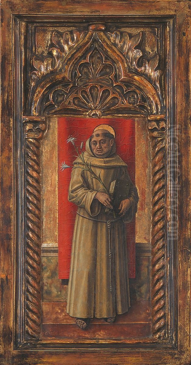 H. Antonius van Padua Oil Painting by Carlo Crivelli