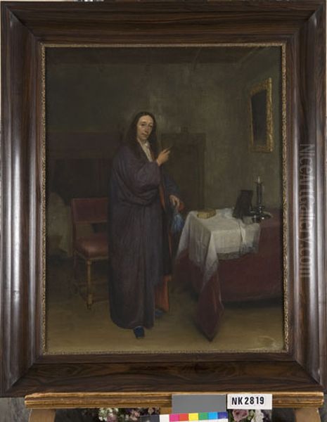 Portret van een onbekende heer Oil Painting by Gerard Ter Borch