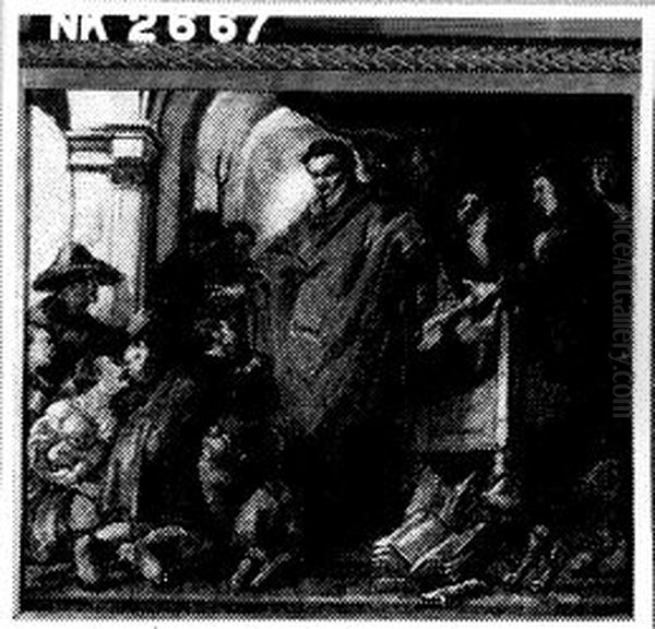 De heilige Ivo Oil Painting by Jacob Jordaens