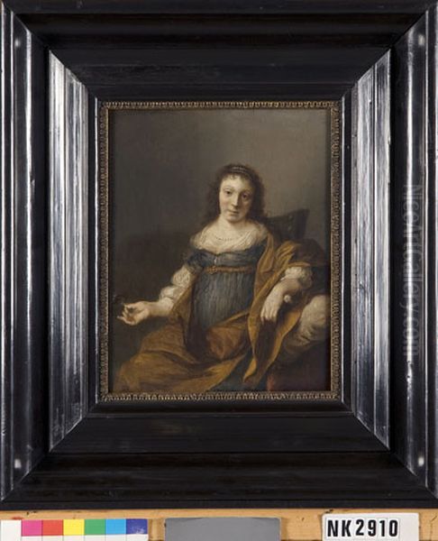 Portret van een vrouw Oil Painting by Hendrik Gerritsz Pot