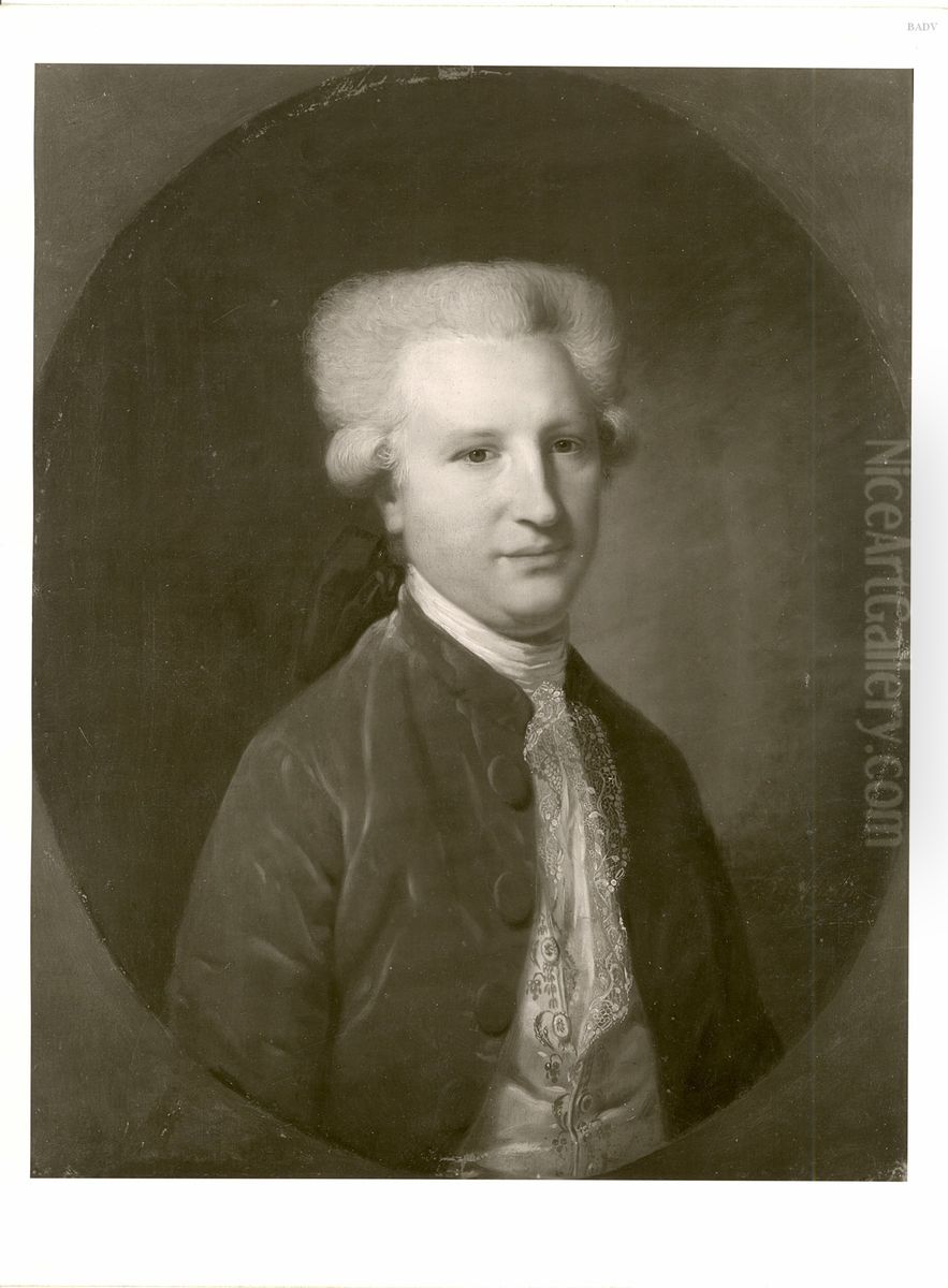 Portret van een man Oil Painting by Johann Friedrich August Tischbein