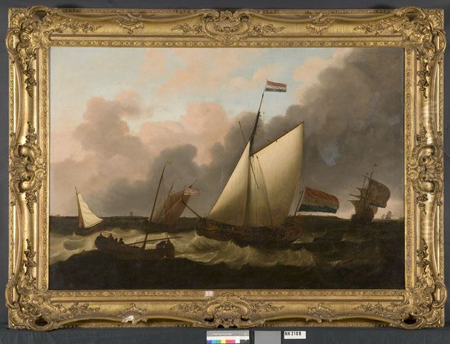 Zeegezicht Oil Painting by Ludolf Bakhuizen