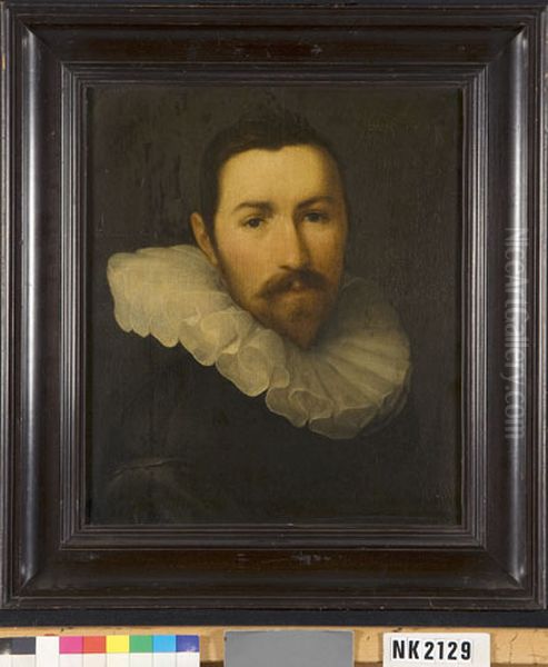 Portrait of a man Oil Painting by Cornelis van Haarlem