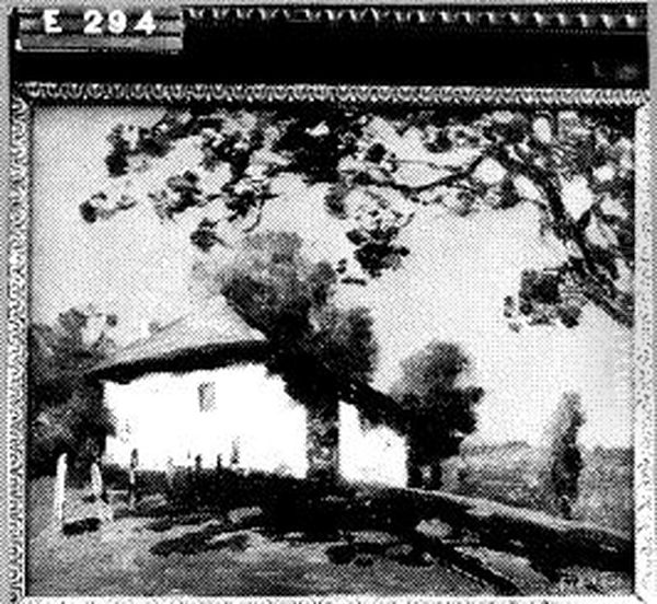 Boerderij St. Alban de Montbel bij maannacht Oil Painting by Francois Cachoud