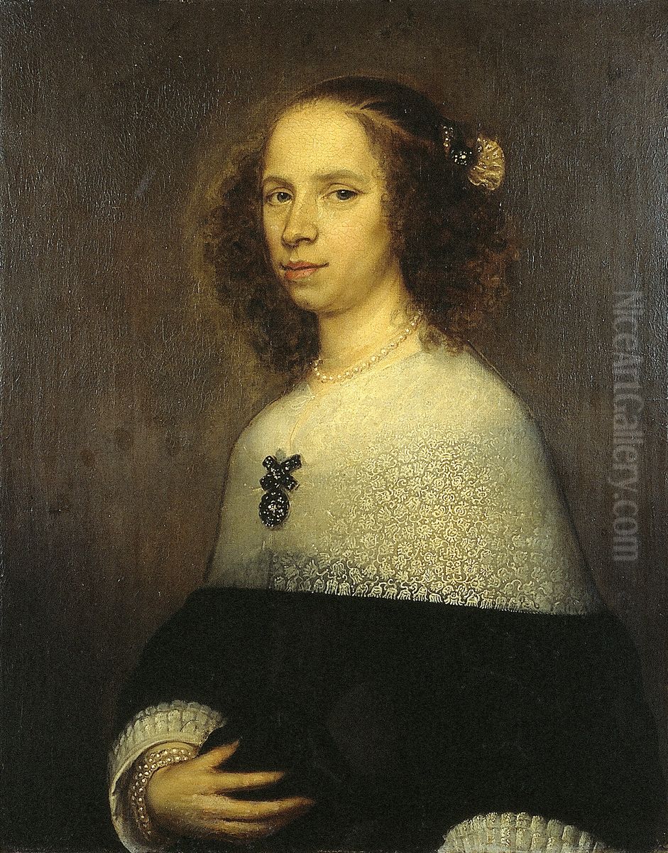 Rijnsburg van Beveren (1608-1669) Oil Painting by Adriaen Hanneman