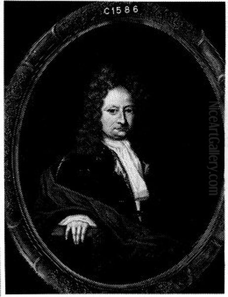 Johan Pieter Rethaan (1648-1708) Oil Painting by Johannes van Haensbergen