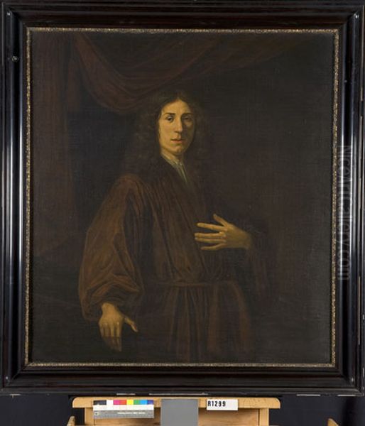 Portrait of a Man Oil Painting by Abraham Van Calraet