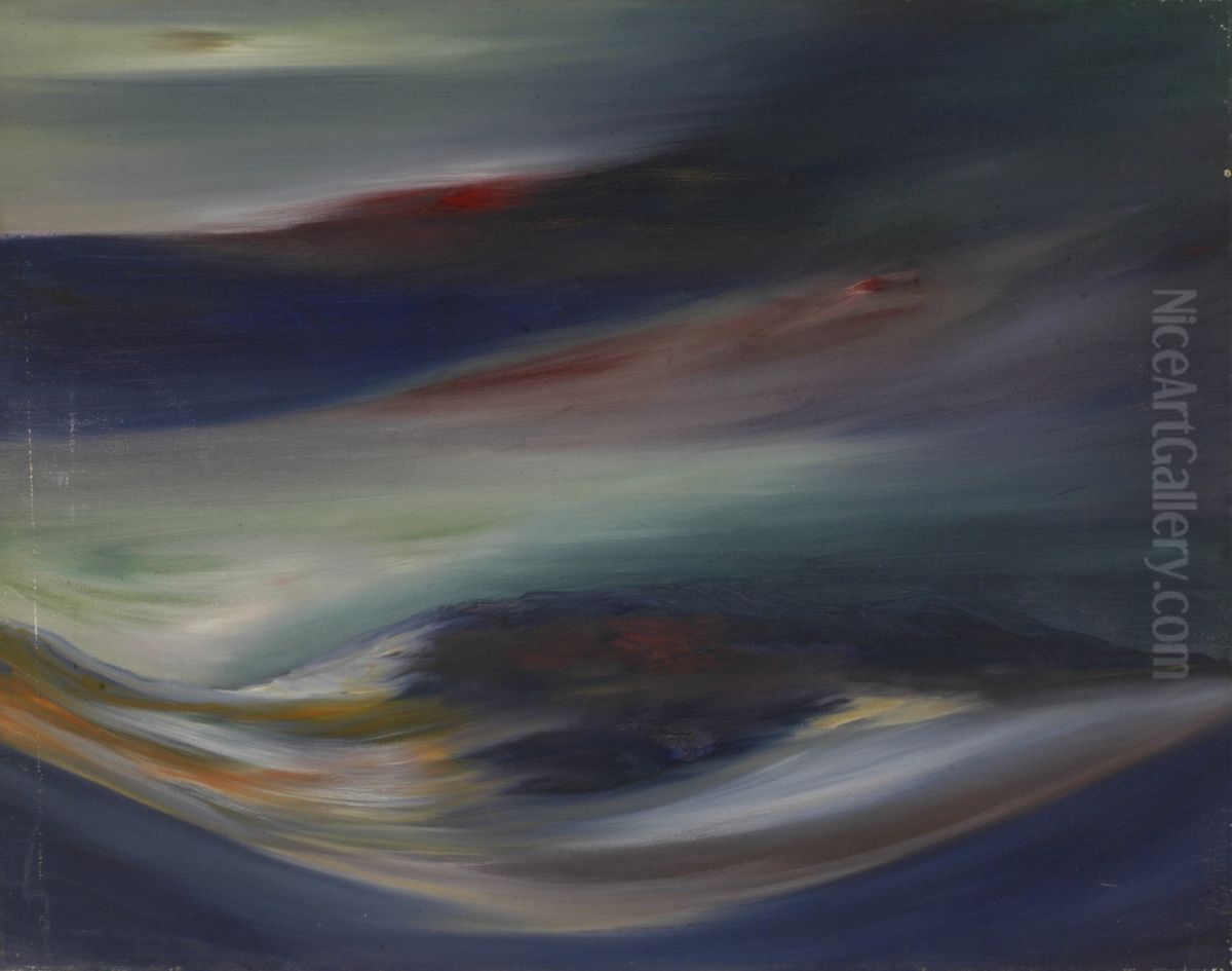 Astraal landschap Oil Painting by Karel Albert Schmidt