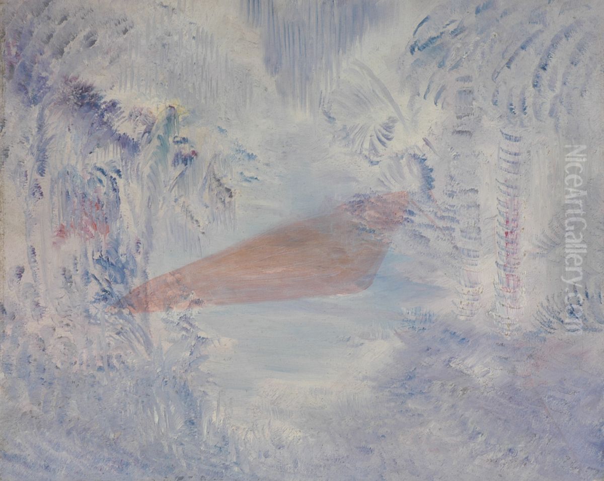 Tropisch Landschap Oil Painting by Karel Albert Schmidt