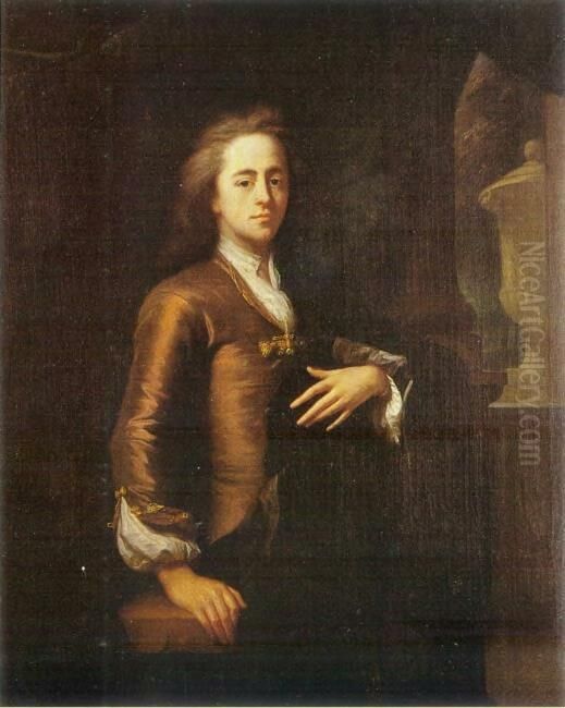 Portrait of Nicolaas Dierkens Oil Painting by Godfried Schalcken