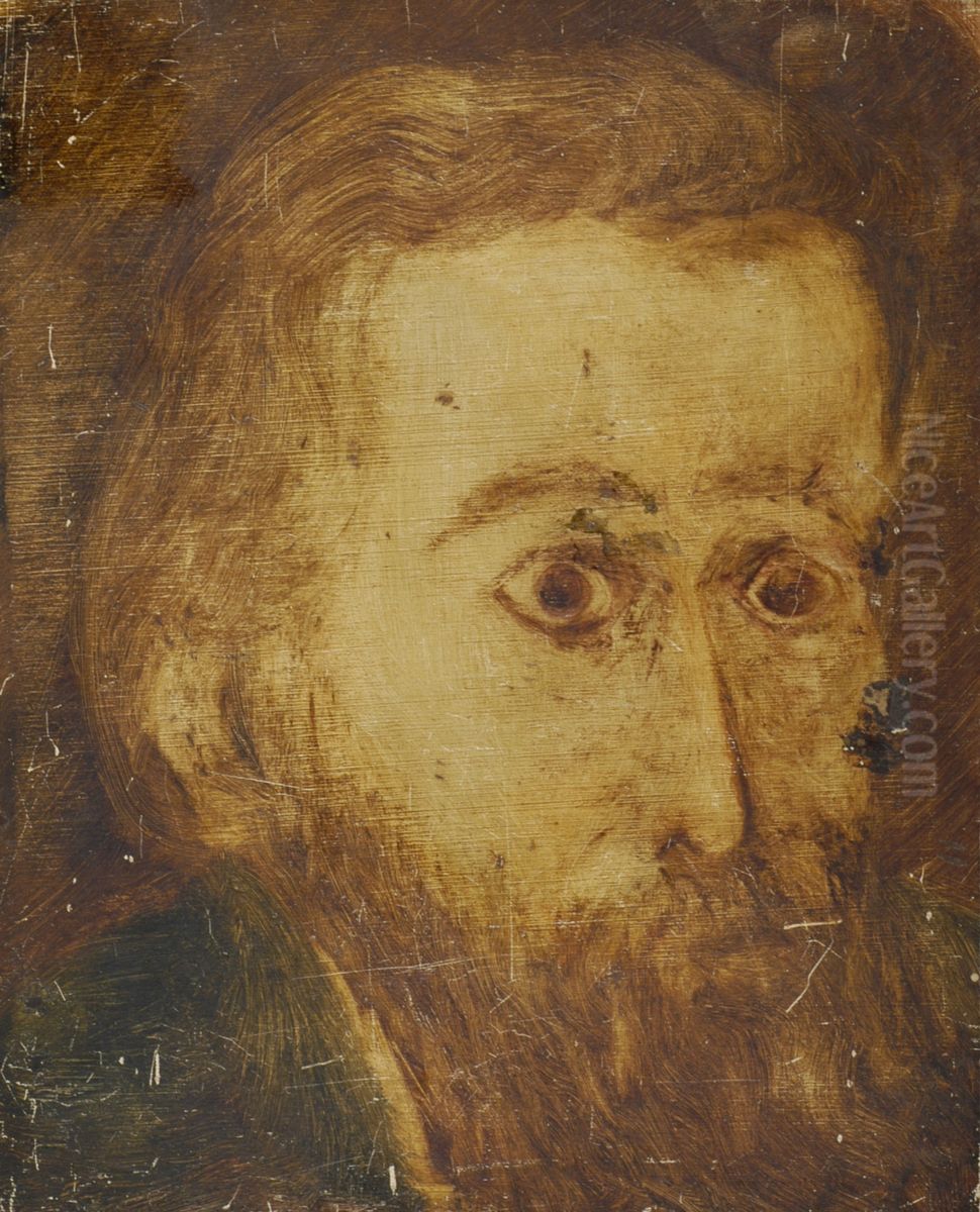 Zelfportret Oil Painting by Karel Albert Schmidt