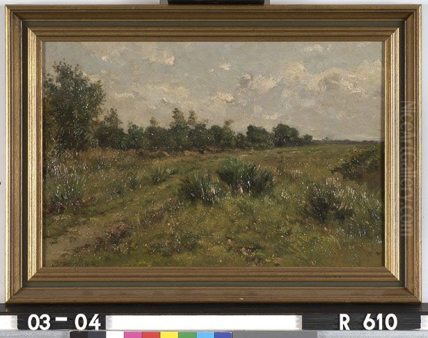 Dune landscape Oil Painting by Johannes-Hubertus-Leonardus de Haas